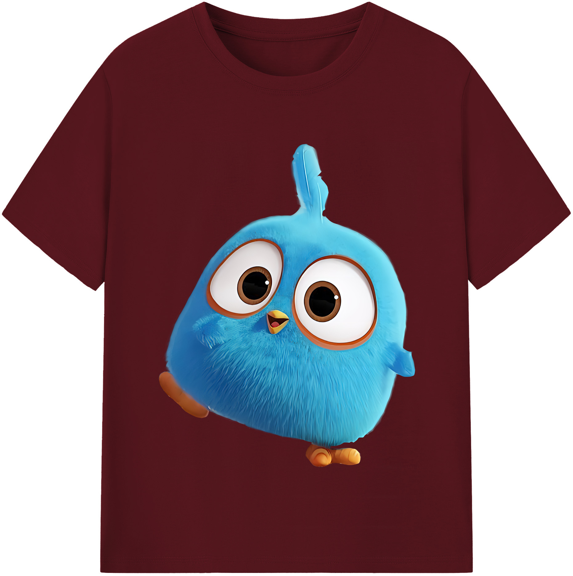 （画像用） Angry Birds アングリーバード 綿100％半袖Tシャツ（フロントプリント）